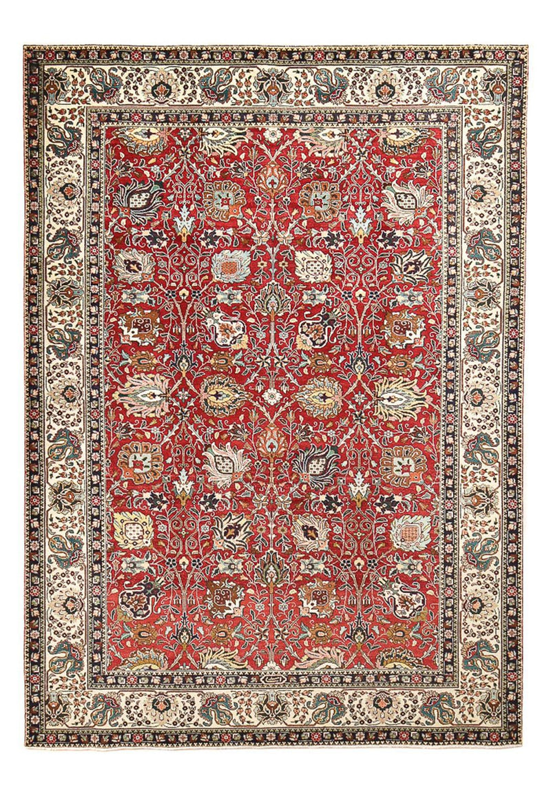 Täbriz Teppich 226x330cm - Perserteppich - rot