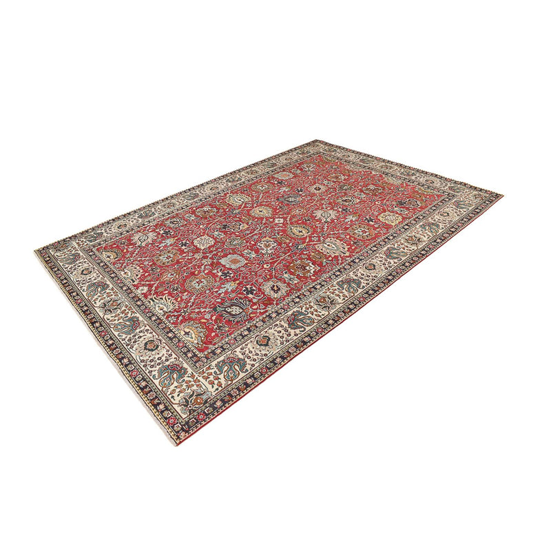 Täbriz Teppich 226x330cm - Perserteppich - rot