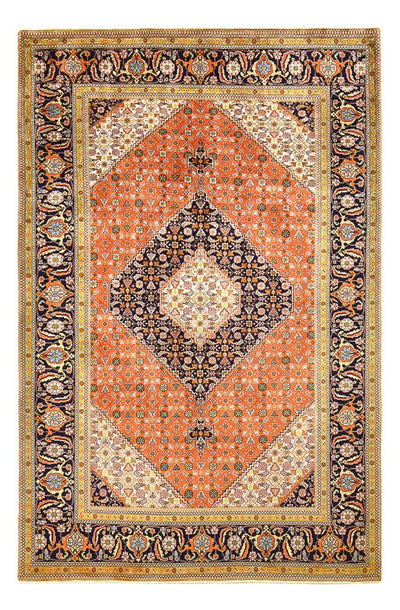 Täbriz Teppich 197x306cm - Perserteppich - orange