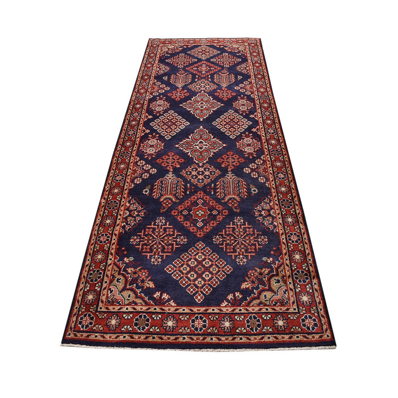 Mehraban Teppich 115x329cm - Perserteppich - dunkelblau
