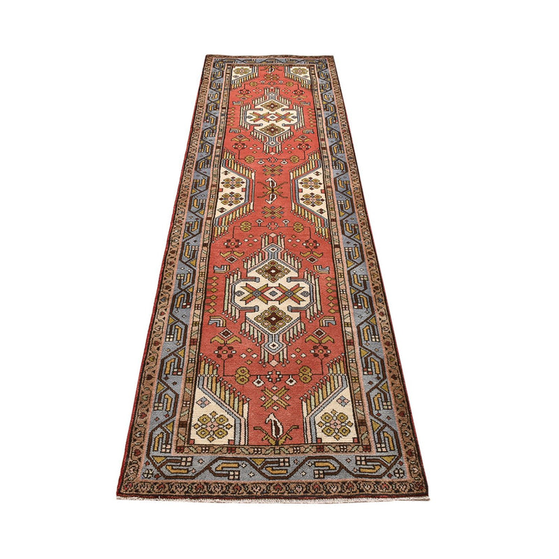 Mehraban Teppich 74x292cm - Perserteppich - hellrot