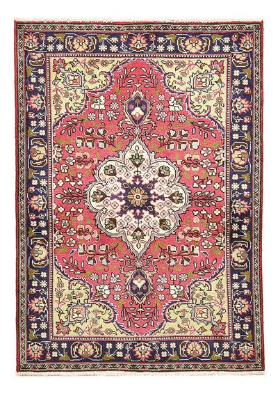 Täbriz Teppich 100x144cm - Perserteppich - hellrot