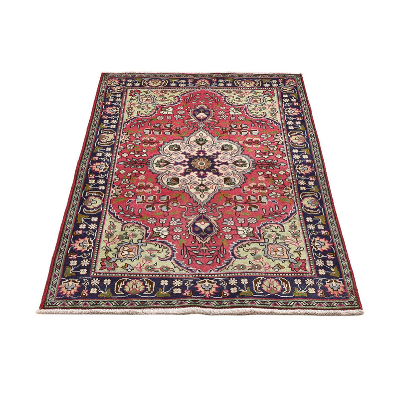 Täbriz Teppich 100x144cm - Perserteppich - hellrot