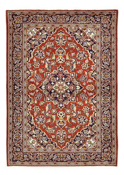 Keshan Teppich 110x159cm - Perserteppich - rot