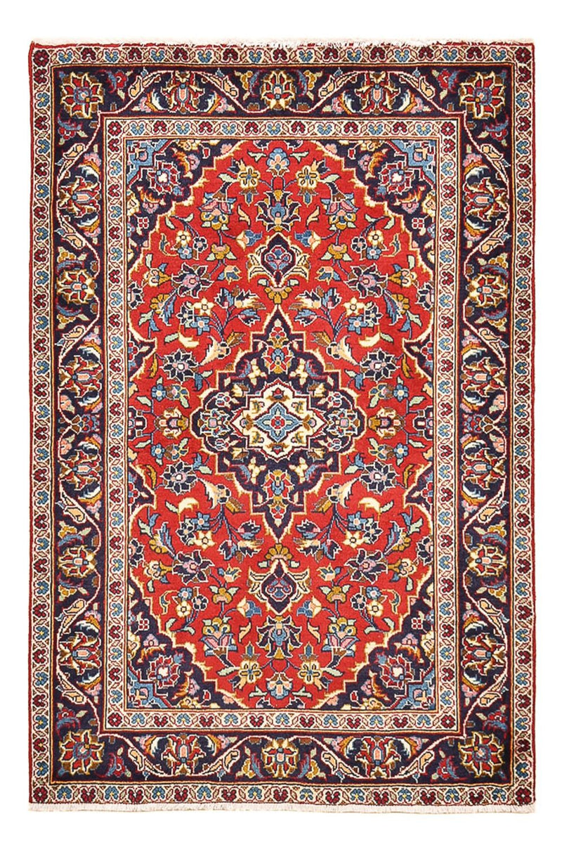 Keshan Teppich 100x150cm - Perserteppich - rot