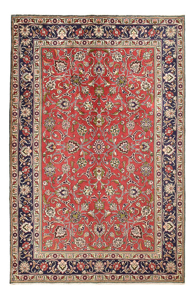Täbriz Teppich 193x296cm - Perserteppich - rot