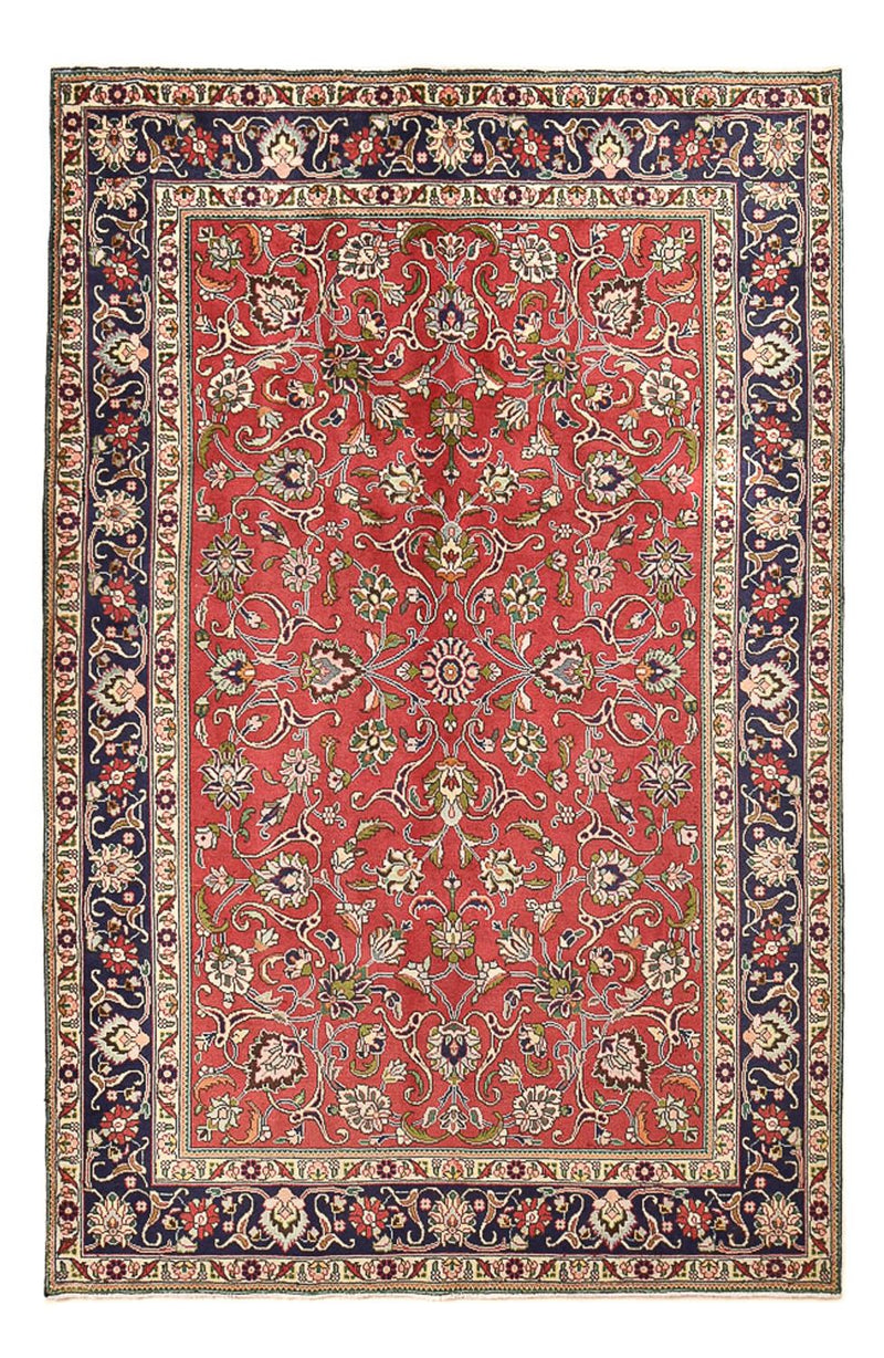 Täbriz Teppich 193x296cm - Perserteppich - rot