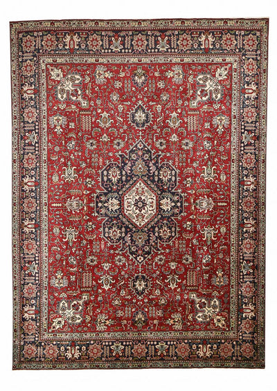 Täbriz Teppich 297x405cm - Perserteppich - rot