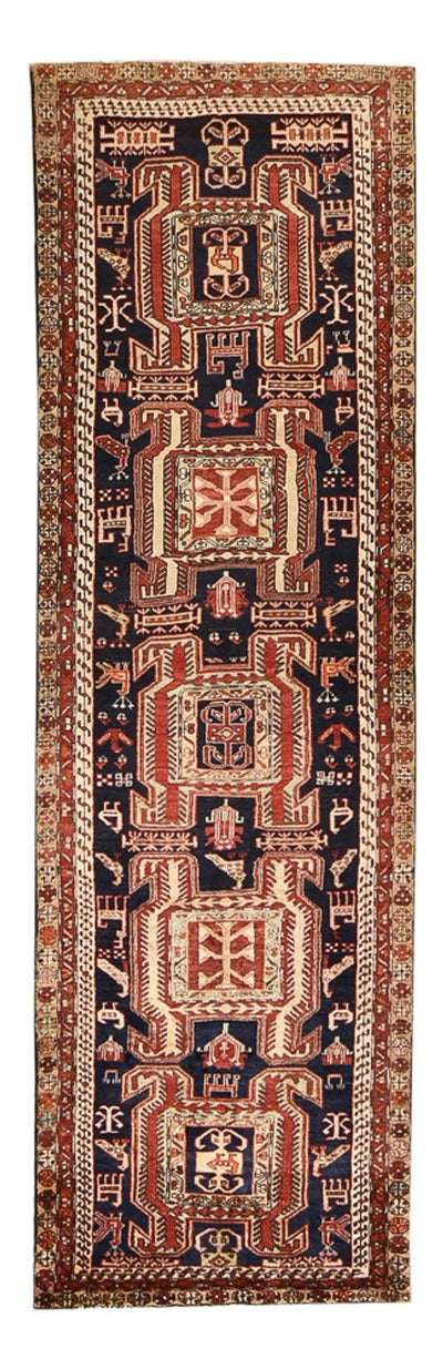 Meschkin Teppich 100x325cm - Perserteppich - hellrot