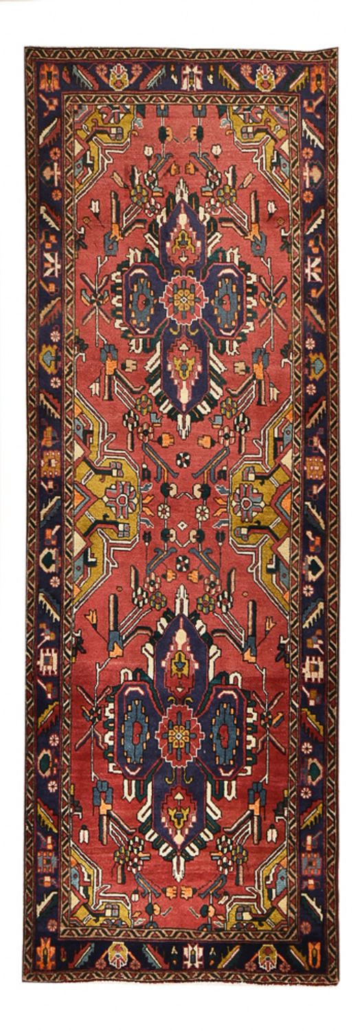 Täbriz Teppich 112x338cm - Perserteppich - rot