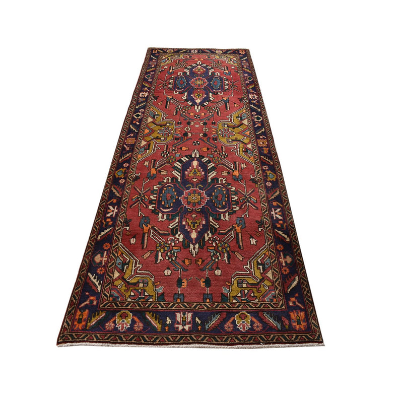 Täbriz Teppich 112x338cm - Perserteppich - rot