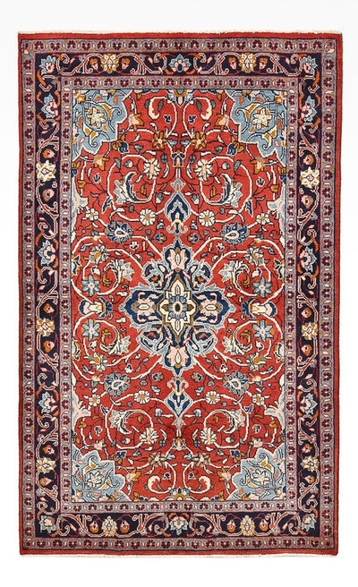 Mahal Teppich 131x215cm - Perserteppich - rot
