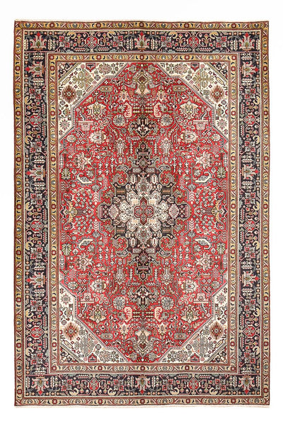 Täbriz Teppich 196x290cm - Perserteppich - rot