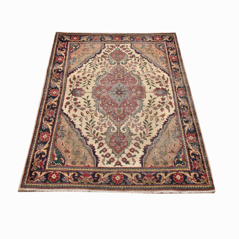 Täbriz Teppich 98x146cm - Perserteppich - mehrfarbig