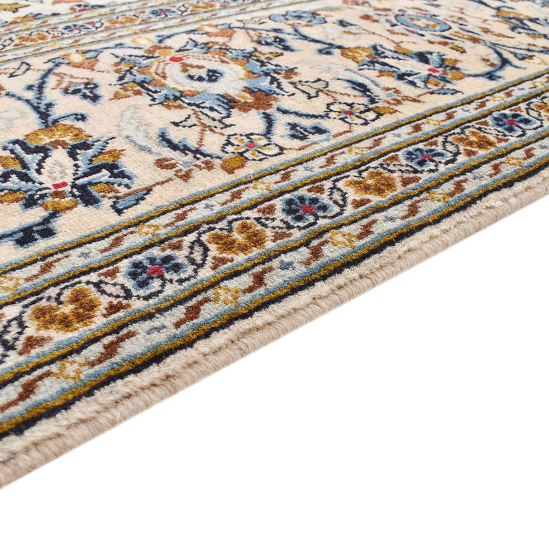 Keshan Teppich 203x299cm - Perserteppich - dunkelbeige