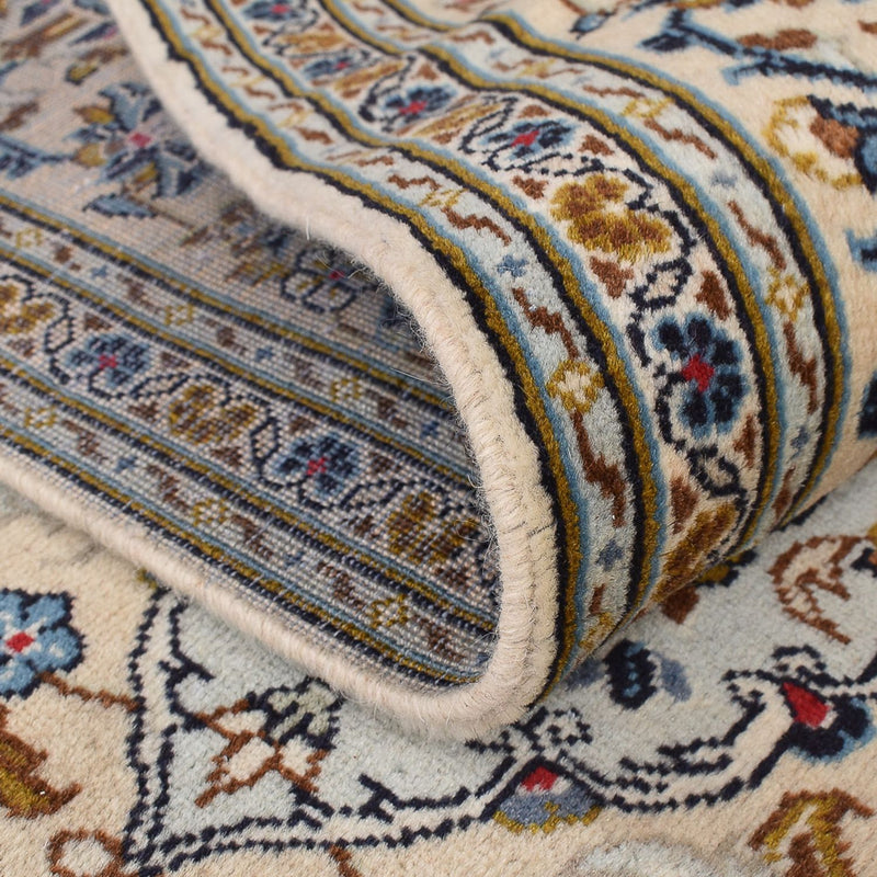 Keshan Teppich 203x299cm - Perserteppich - dunkelbeige