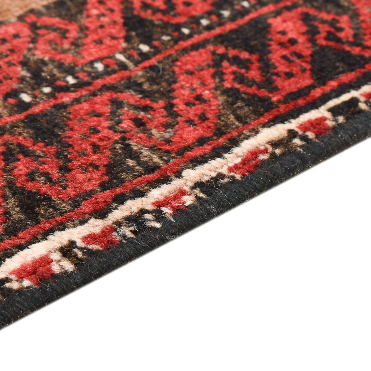 Hamadan Teppich 52x74cm - Perserteppich - rot