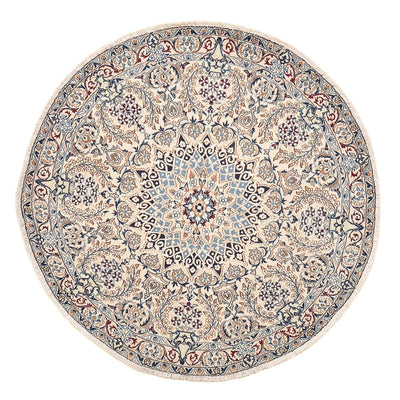 Nain - 9La Teppich 136x136cm - Perserteppich - grau