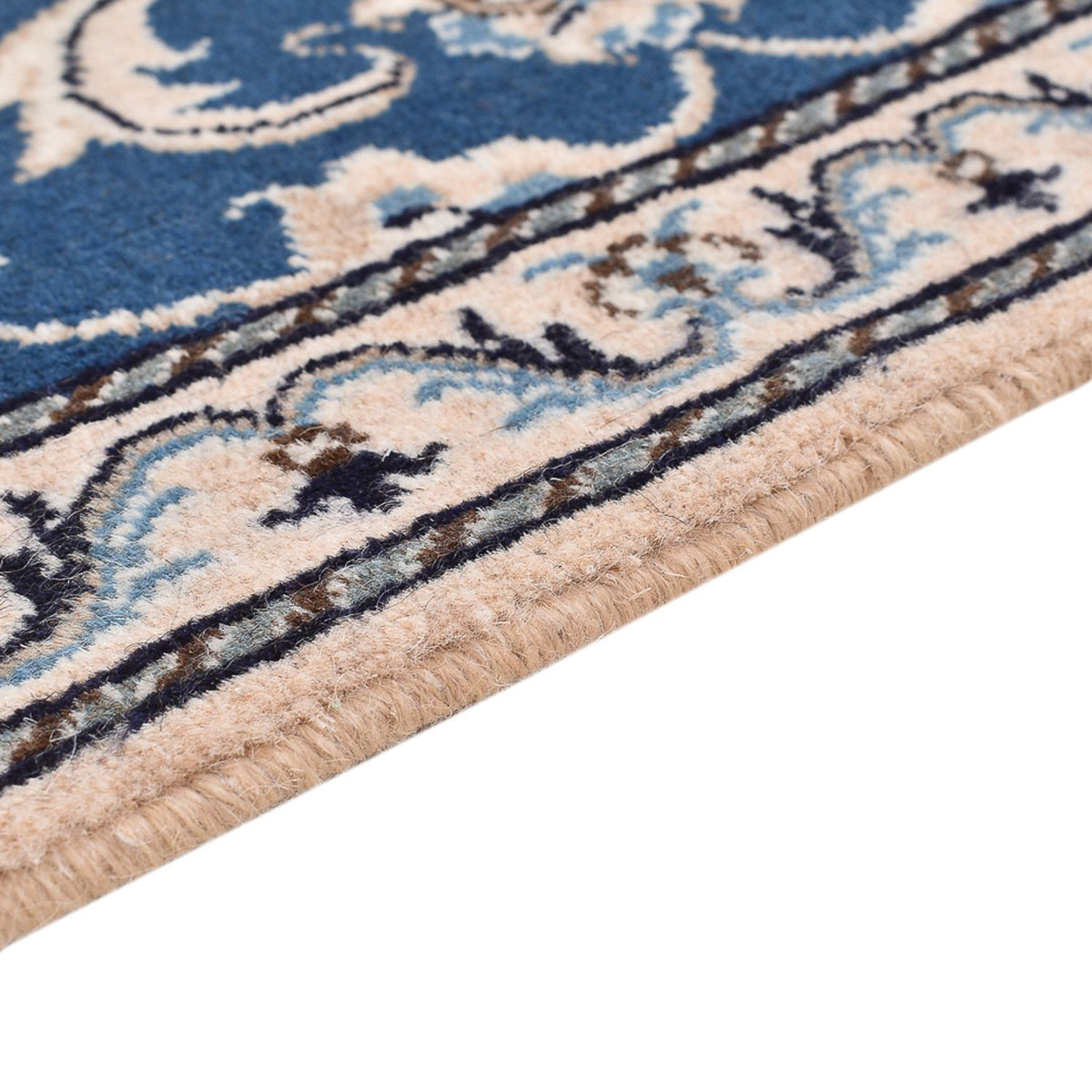 Nain - 12La Teppich 68x140cm - Perserteppich - blau