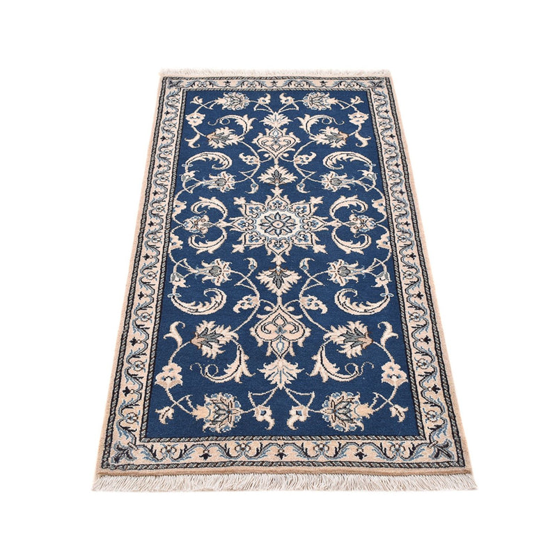 Nain - 12La Teppich 68x140cm - Perserteppich - blau