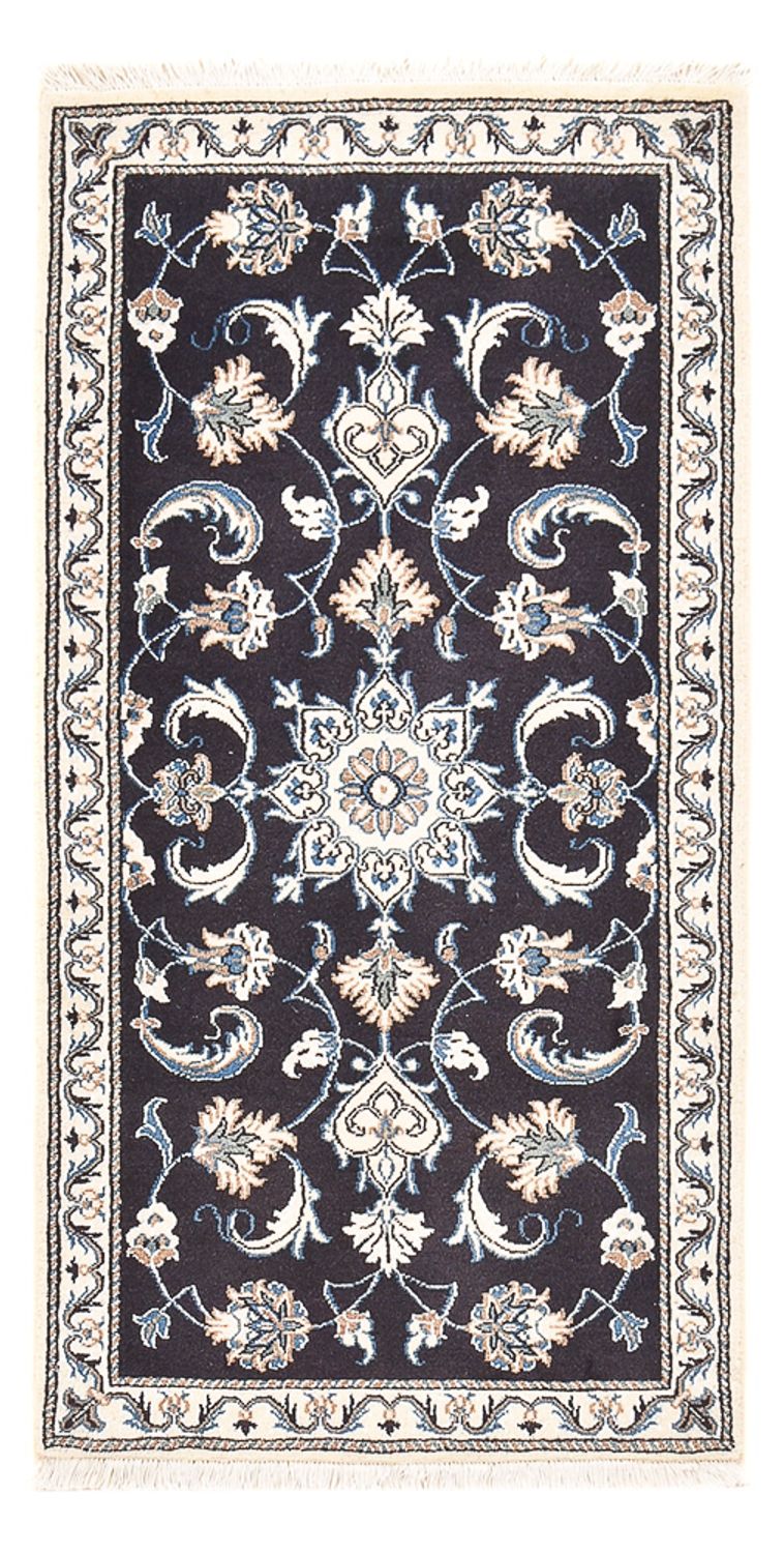 Nain - 12La Teppich 70x140cm - Perserteppich - dunkelblau