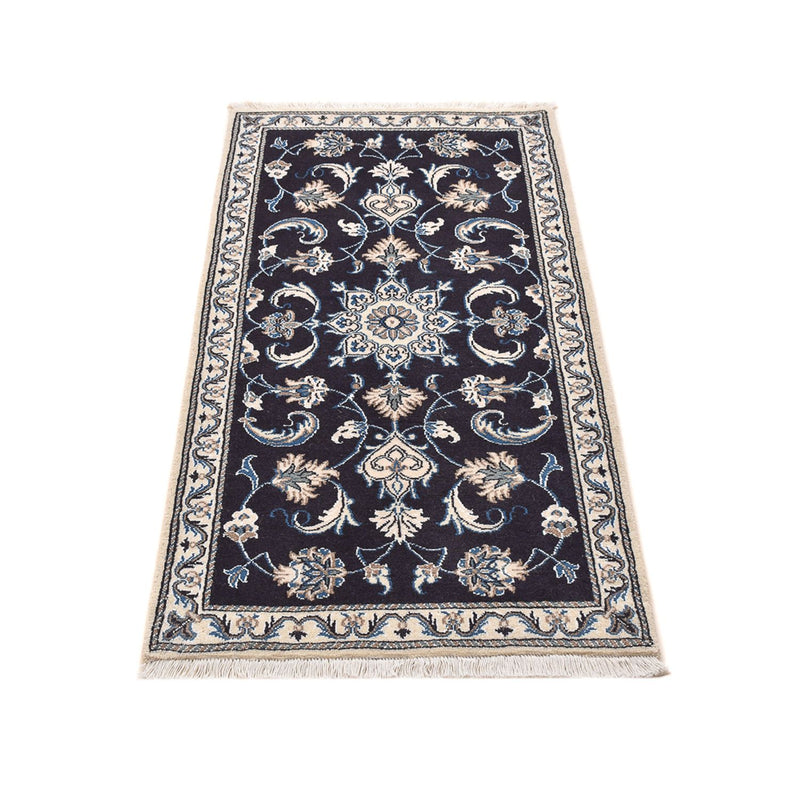Nain - 12La Teppich 70x140cm - Perserteppich - dunkelblau