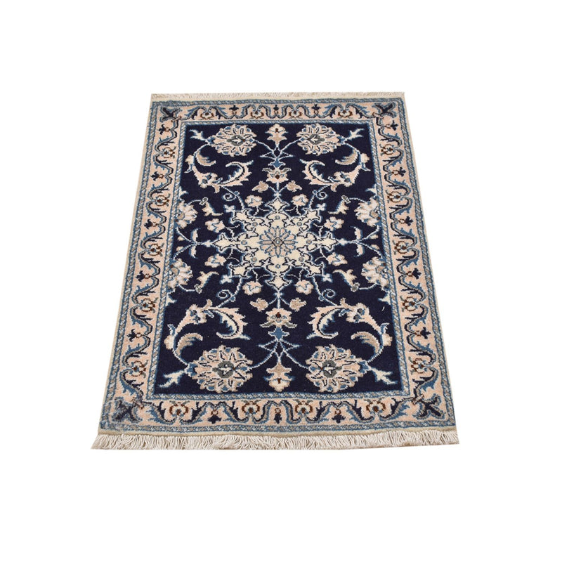Nain - 12La Teppich 60x90cm - Perserteppich - dunkelblau