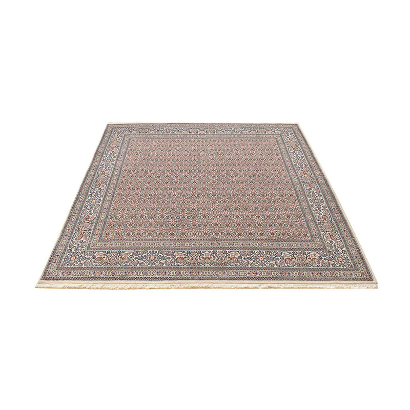 Moud Teppich 200x200cm - Perserteppich - hellbraun