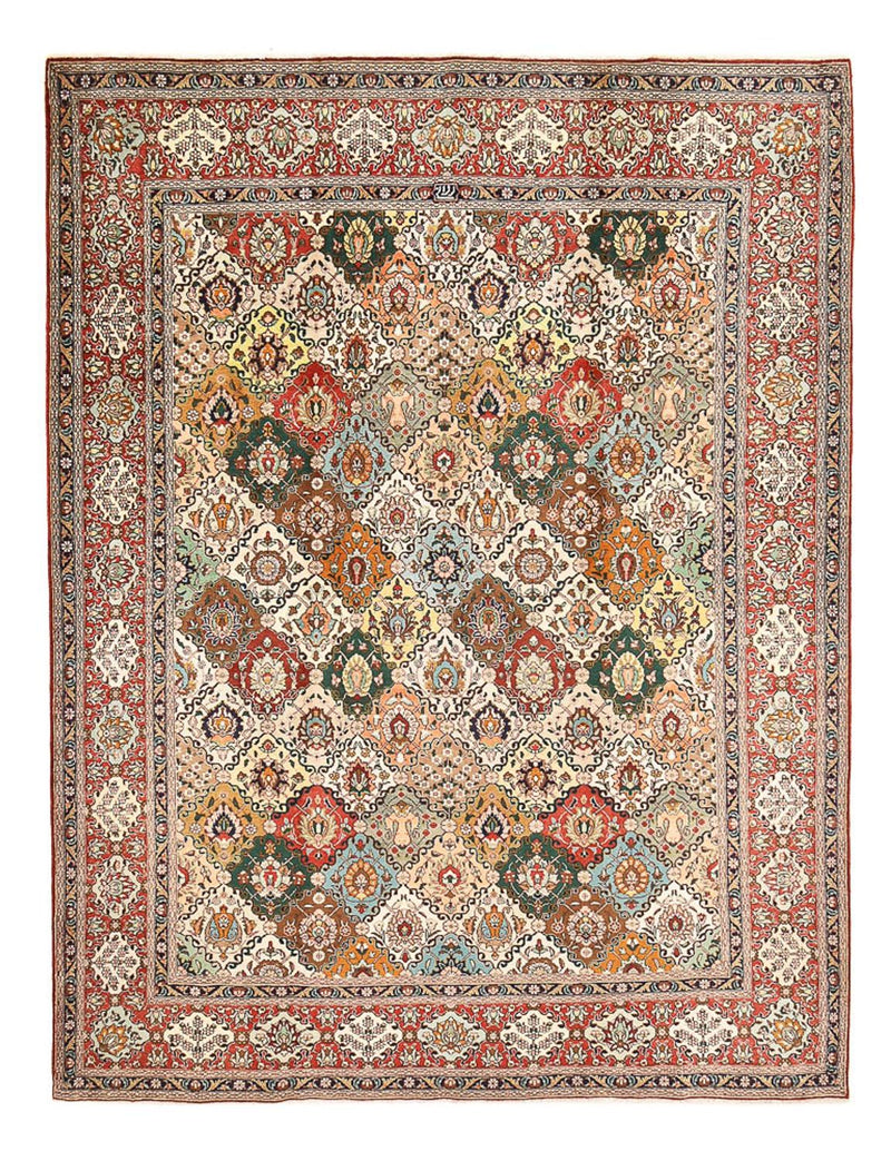 Täbriz Teppich 293x390cm - Perserteppich - mehrfarbig