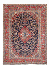 Keshan Teppich 300x407cm - Perserteppich - dunkelblau – product image