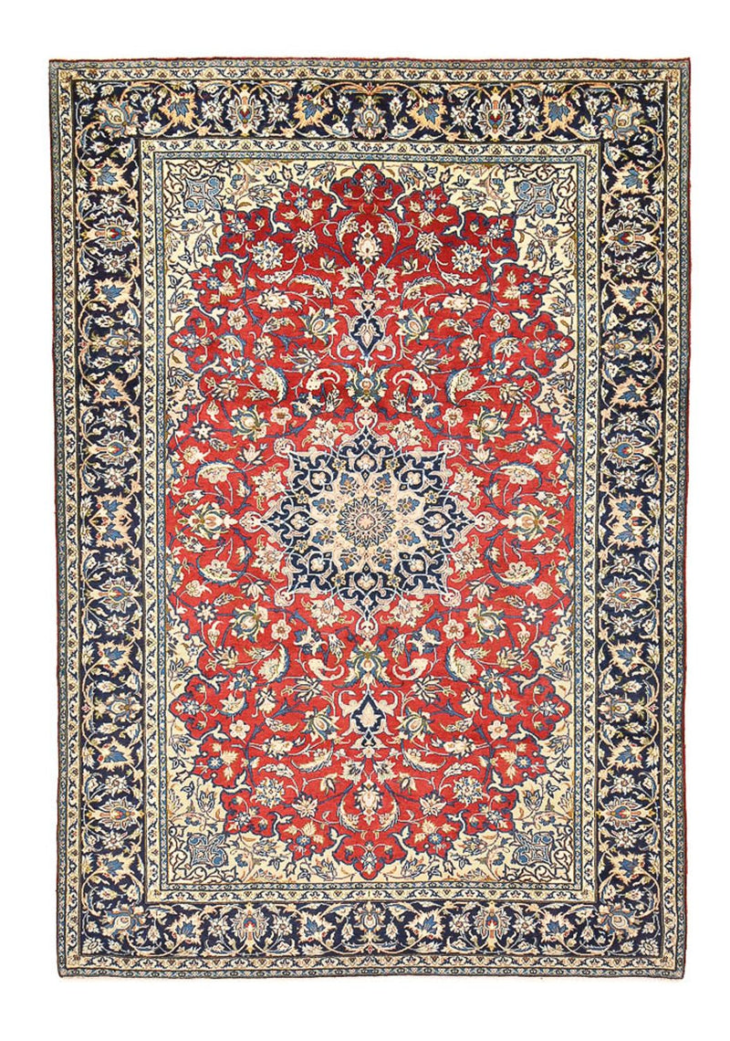 Najafabad Teppich 245x358cm - Perserteppich - rot