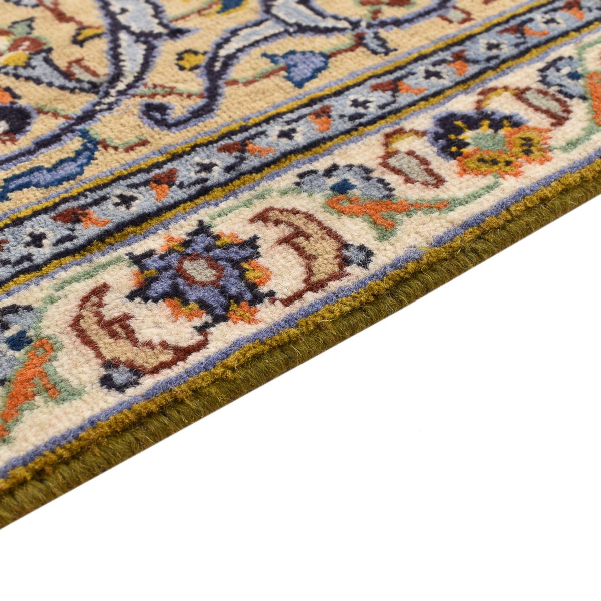 Keshan Teppich 256x355cm - Perserteppich - hellbeige
