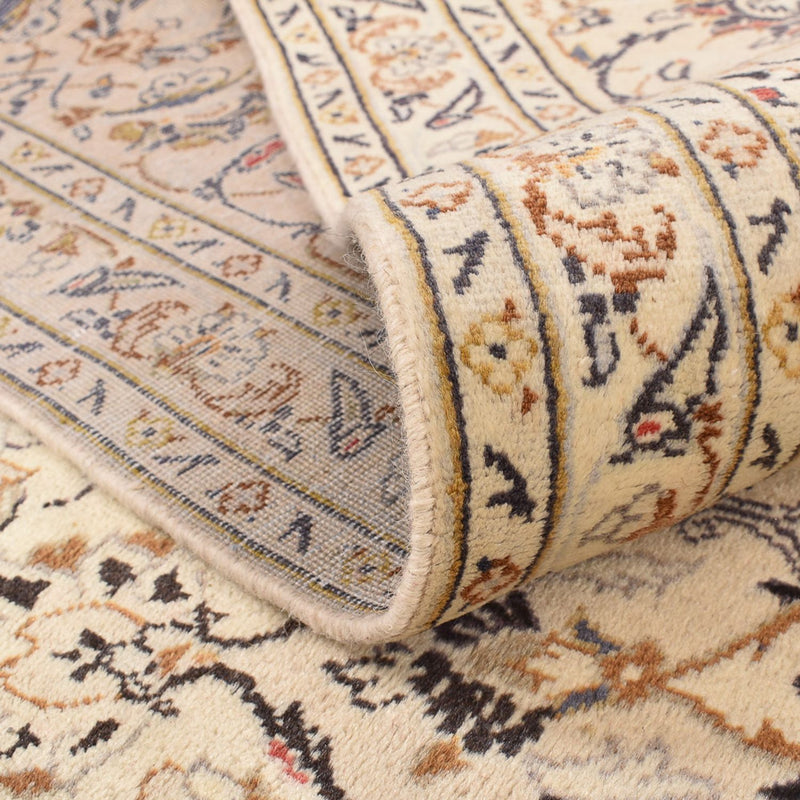 Keshan Teppich 243x359cm - Perserteppich - hellbeige