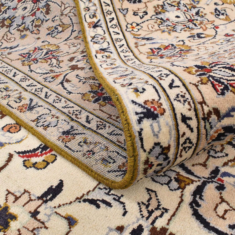 Keshan Teppich 215x310cm - Perserteppich - hellbeige