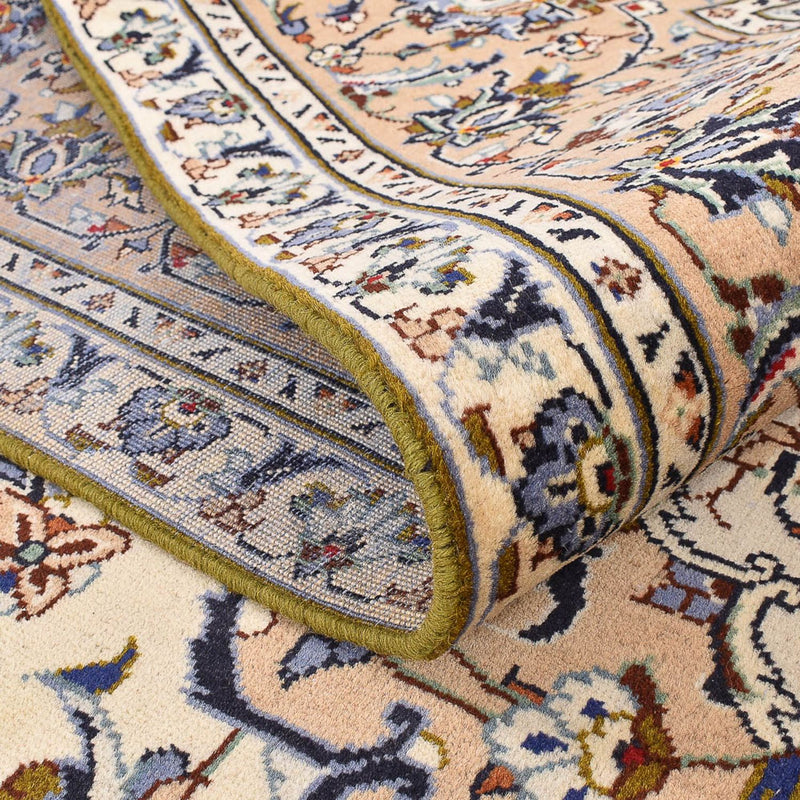 Keshan Teppich 241x349cm - Perserteppich - hellbeige