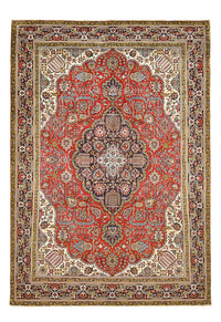 Täbriz Teppich 242x347cm - Perserteppich - hellrot – product image