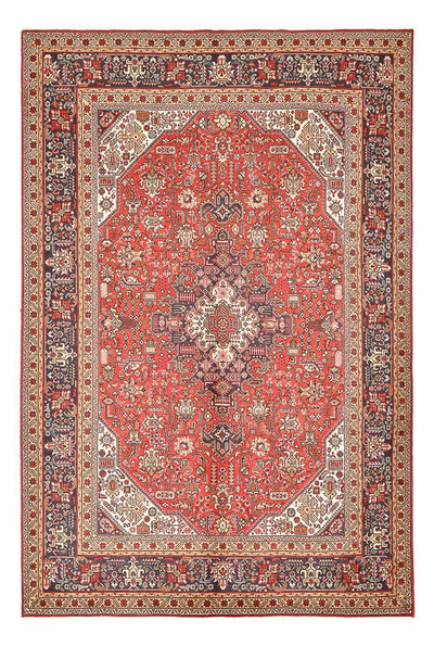 Täbriz Teppich 200x300cm - Perserteppich - hellrot
