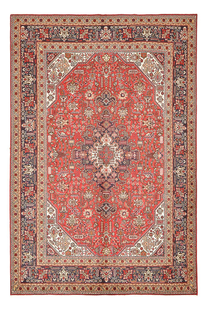 Täbriz Teppich 200x300cm - Perserteppich - hellrot