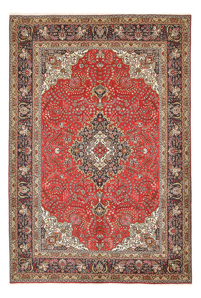 Täbriz Teppich 195x297cm - Perserteppich - rot