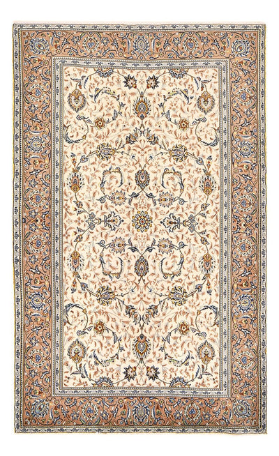 Keshan Teppich 138x223cm - Perserteppich - hellbeige