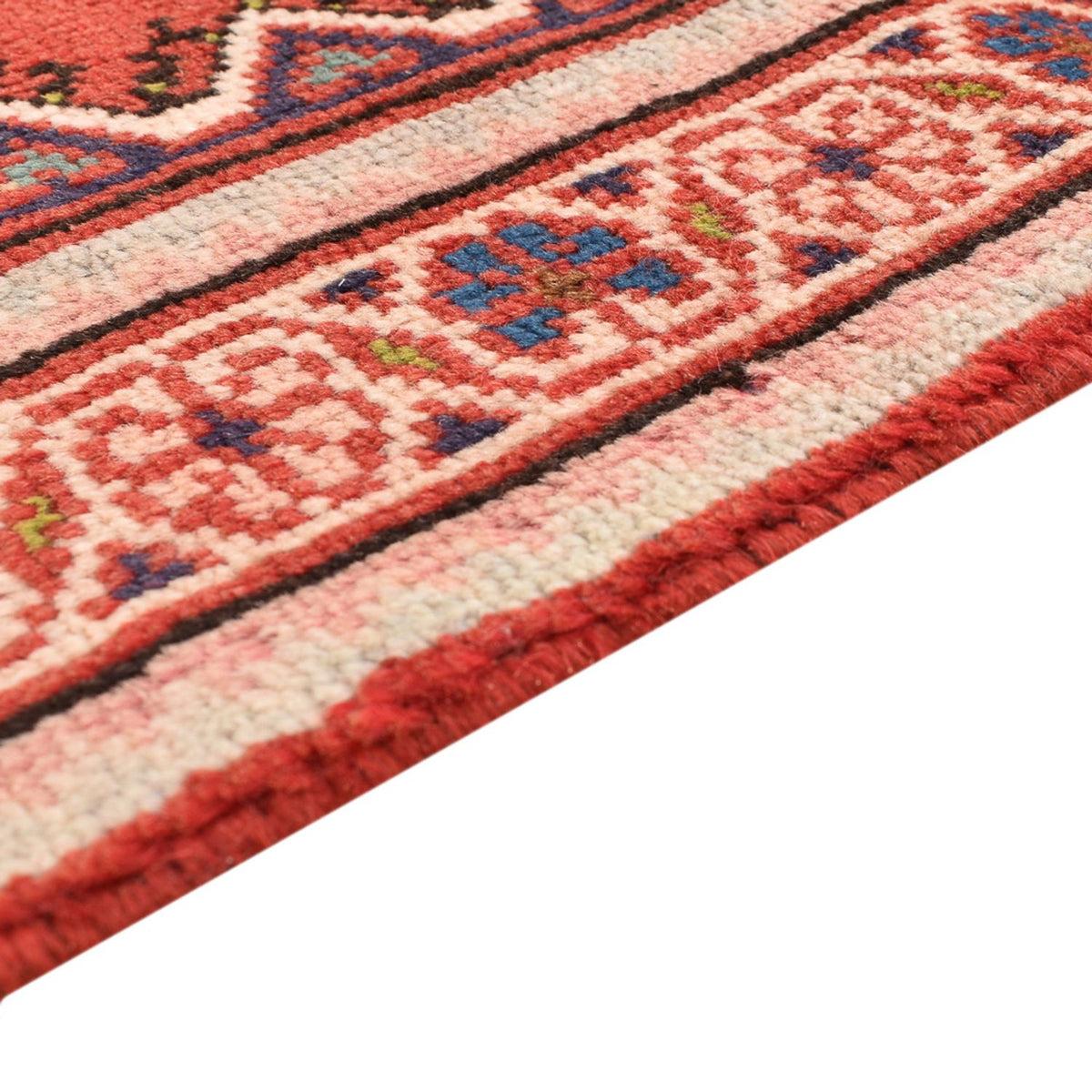 Maschad Teppich 132x200cm - Perserteppich - hellrot