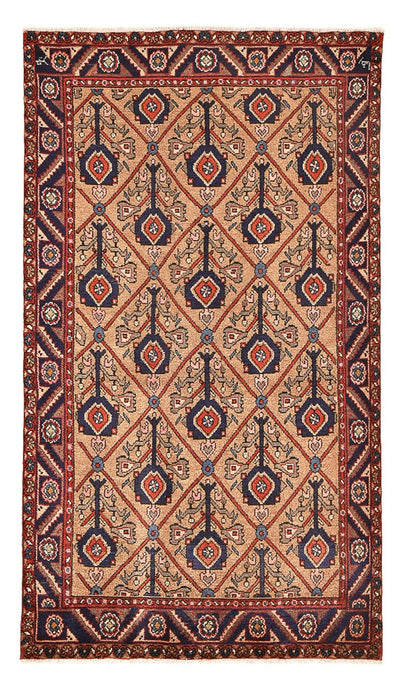 Kolyai Teppich 128x223cm - Perserteppich - dunkelbeige