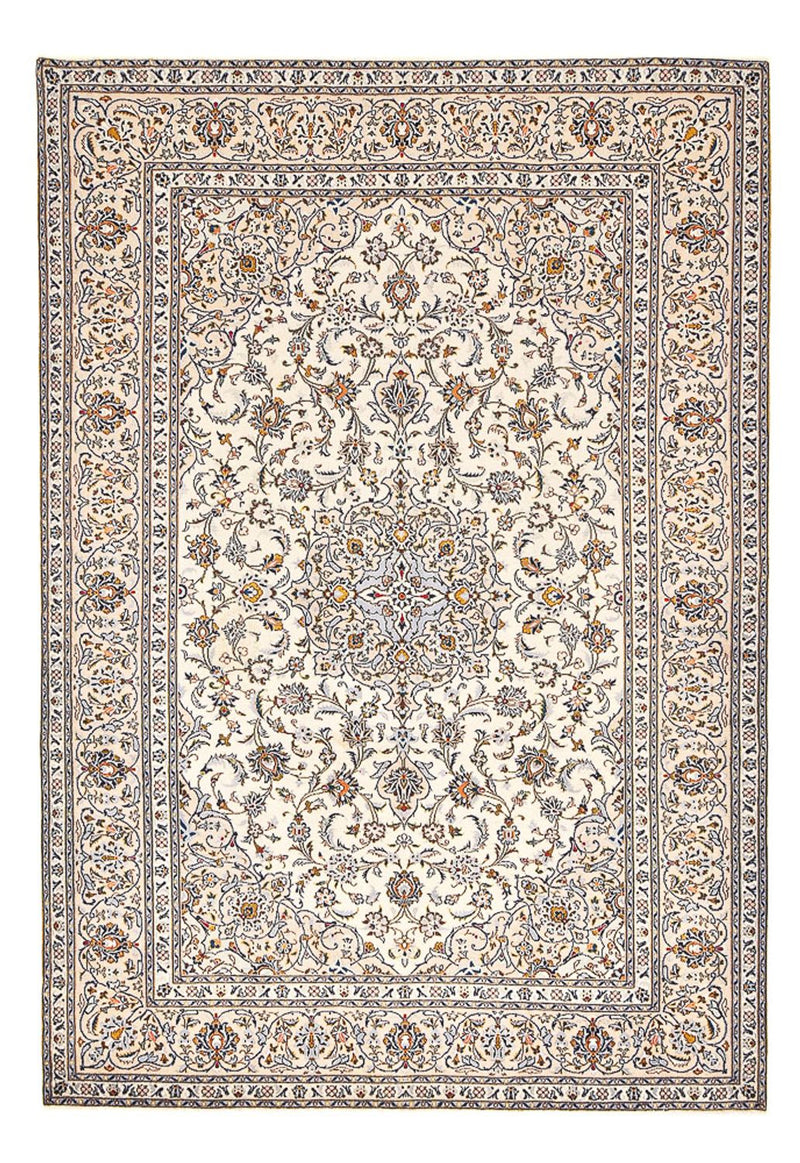 Keshan Teppich 245x360cm - Perserteppich - dunkelbeige