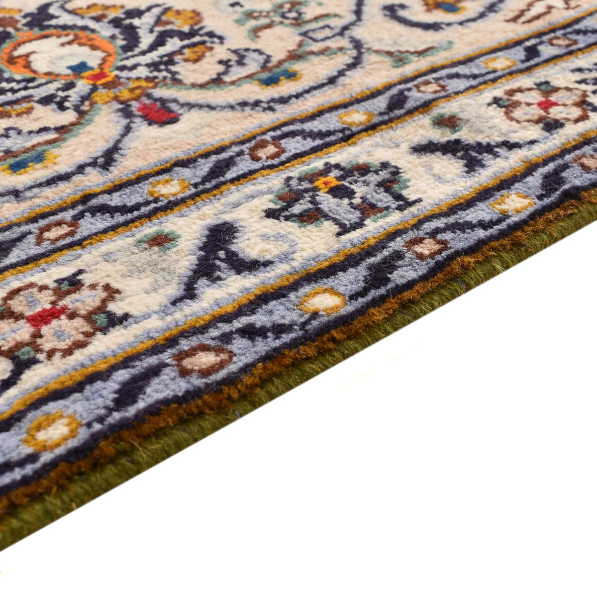 Keshan Teppich 245x360cm - Perserteppich - dunkelbeige