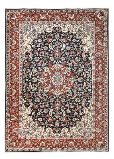 Maschad Teppich 257x355cm - Perserteppich - dunkelbraun