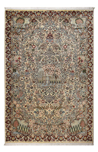 Keshan Teppich 201x301cm - Perserteppich - sand – product image
