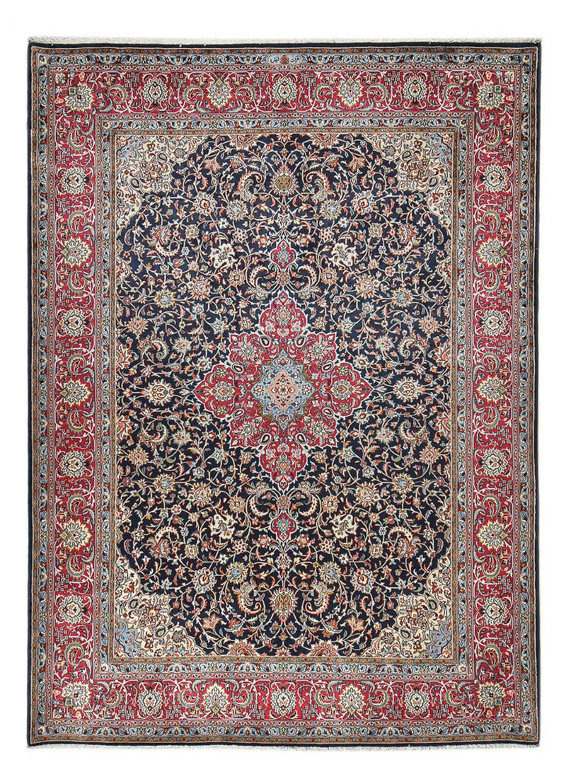 Maschad Teppich 250x353cm - Perserteppich - dunkelblau