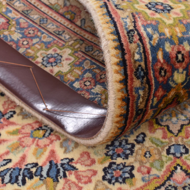 Rafsanjan Teppich 79x385cm - Perserteppich - hellbeige
