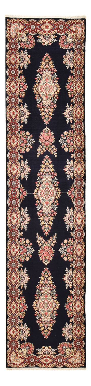 Rafsanjan Teppich 93x397cm - Perserteppich - dunkelblau