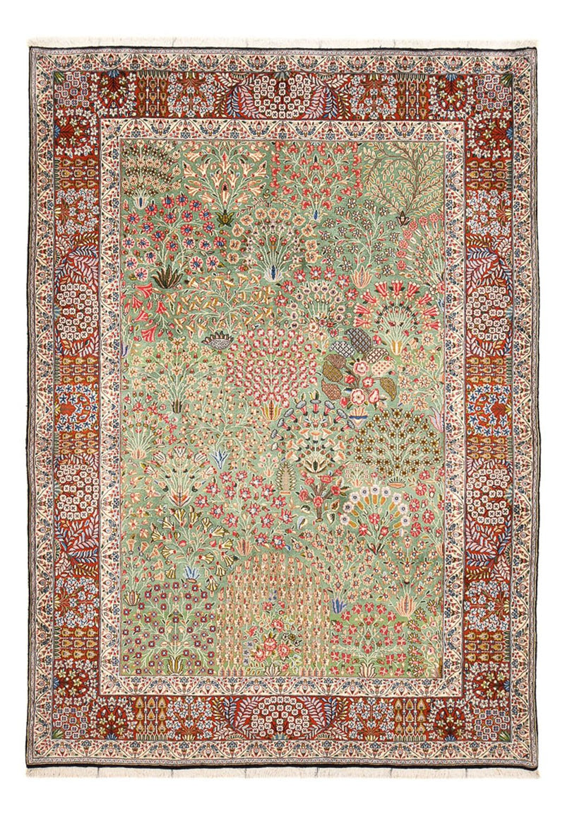 Rafsanjan Teppich 209x296cm - Perserteppich - mehrfarbig